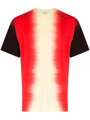 Тениска с tie-dye ефект Ambush червено