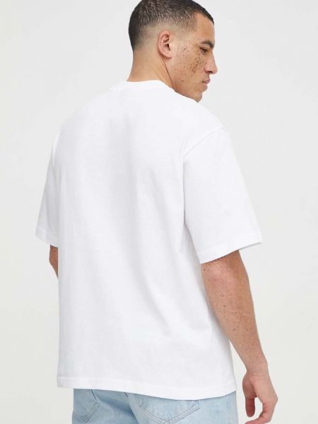 Bavlněné tričko s aplikacemi s hvězdami G-star Raw bílé