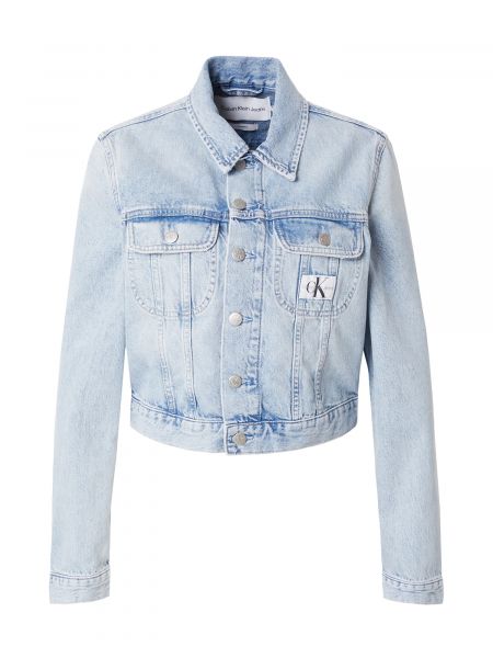 Denimjakke Calvin Klein Jeans blå