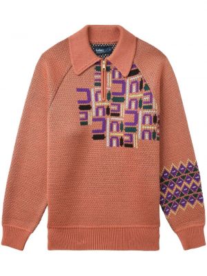Pull en tricot Kolor rose