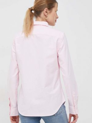 Бавовняна сорочка Polo Ralph Lauren рожева