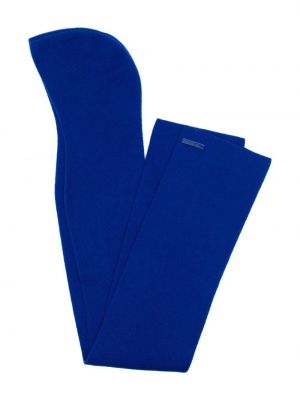 Кашмирен шал с качулка Tom Ford синьо