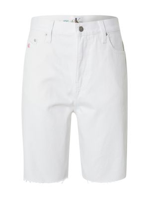 Nadrág Calvin Klein Jeans fehér