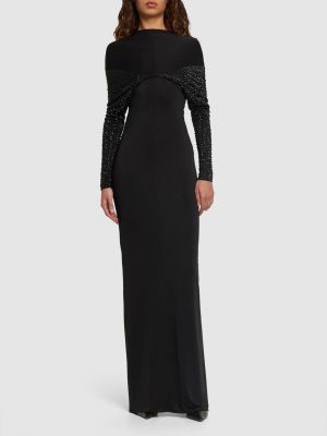 Μάξι φόρεμα από ζέρσεϋ 16arlington μαύρο
