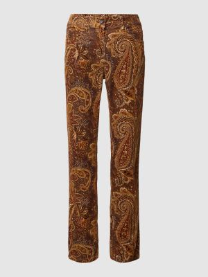Spodnie z wzorem paisley Zerres