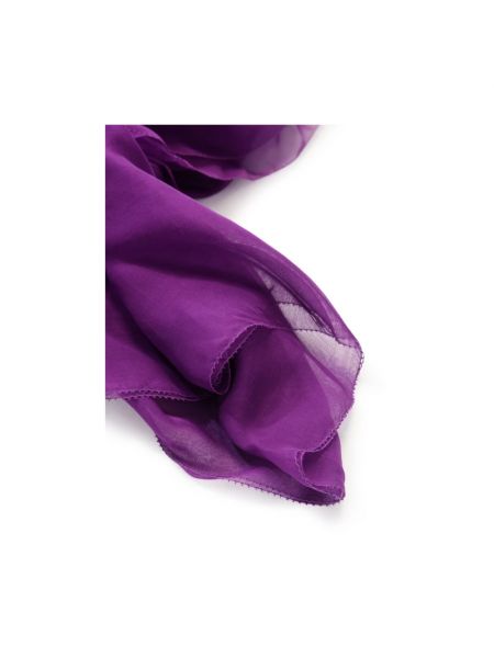 Bufanda de seda Max Mara violeta