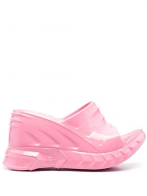 Sandali s polno peto Givenchy roza