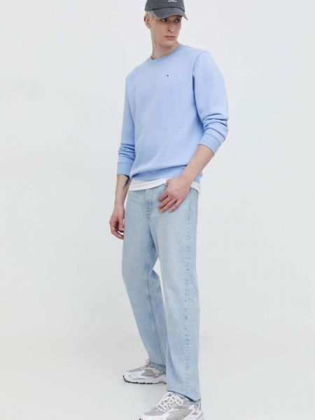 Bluza Tommy Jeans niebieska