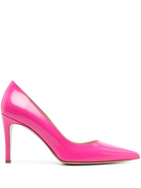 Кожени полуотворени обувки Roberto Festa розово
