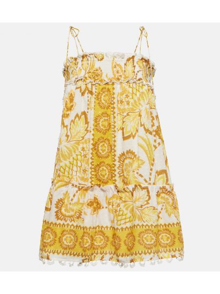 Pamučna haljina s cvjetnim printom Farm Rio