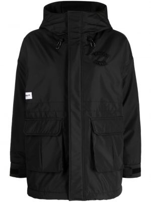 Pernata jakna s kapuljačom Chocoolate crna