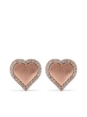 Σκουλαρίκια με πετραδάκια με μοτίβο καρδιά Kate Spade