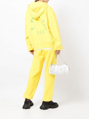 Oversize hoodie aus baumwoll 7 Days Active gelb