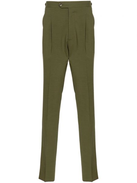 Pantaloni plisate Pt Torino verde