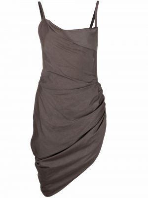 Sukienka mini Jacquemus, brązowy