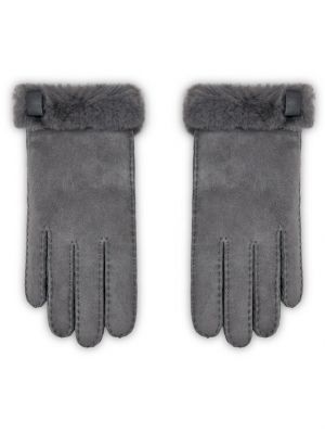 Mănuși din piele Ugg gri