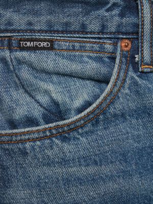 Priliehavé džínsy Tom Ford modrá