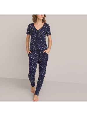 Pijama de flores de punto con estampado La Redoute Collections