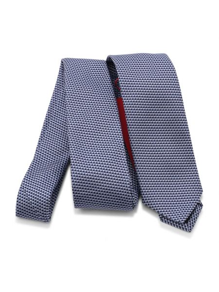 Niebieski jedwabny krawat Hugo Boss