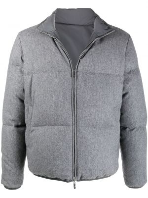 Chaqueta de plumas reversible Thom Browne gris