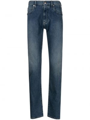 Jeans skinny slim Emporio Armani bleu