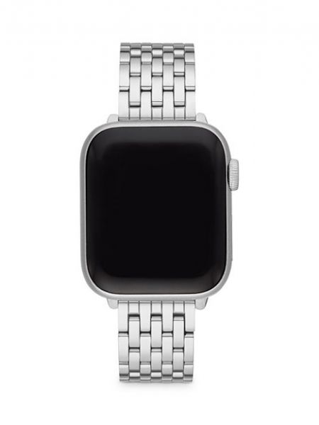 Ремешок-браслет из нержавеющей стали для Apple Watch, мм и мм MICHELE, Silver
