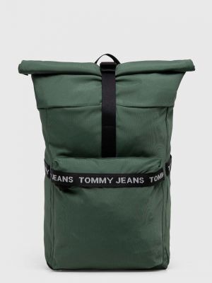 Plecak z nadrukiem Tommy Jeans zielony
