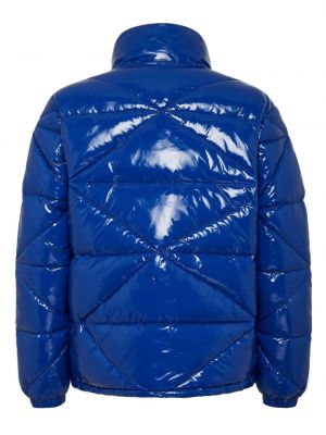 Péřová bunda Philipp Plein modrá