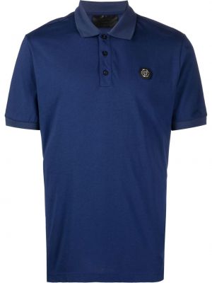 Polo marškinėliai Philipp Plein mėlyna