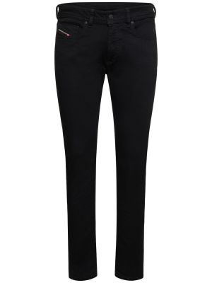 Skinny fit jean pantolon Diesel siyah