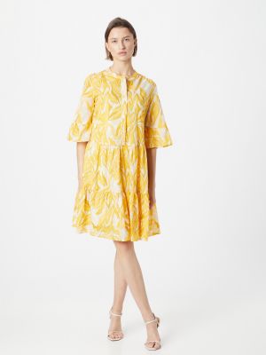 Φόρεμα Taifun κίτρινο