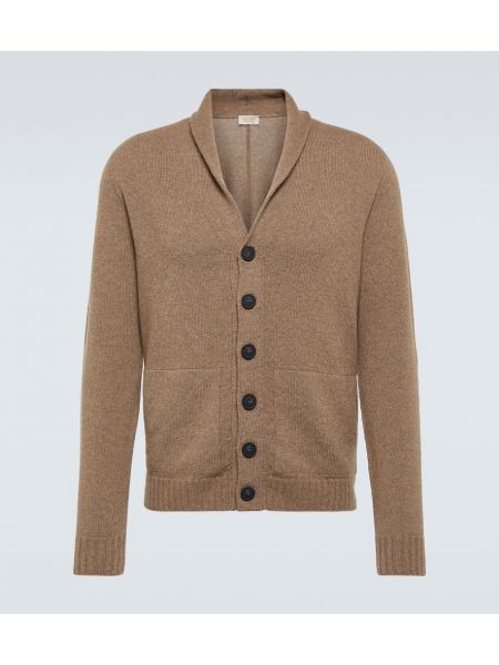 Cashmere ull strikkegenser John Smedley brun