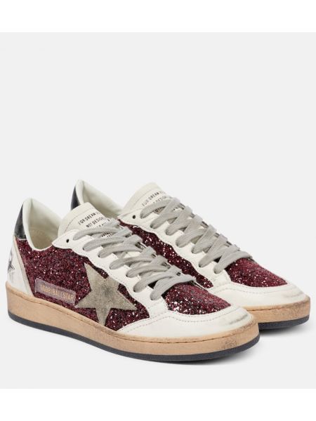 Stjernemønster lær sneakers Golden Goose