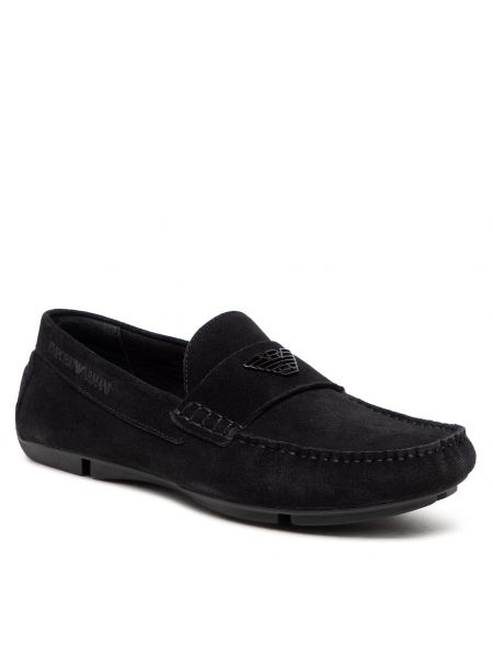 Mokasyny EMPORIO ARMANI - X4B124 XF188 B0002  Black