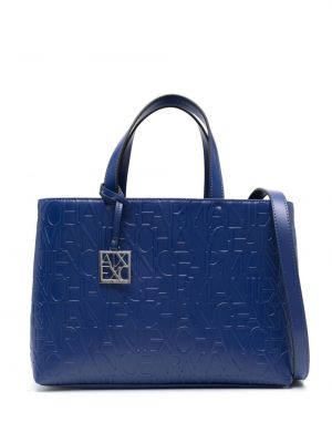 Nákupná taška Armani Exchange modrá