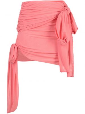 Asimetrična mini suknja Blumarine ružičasta