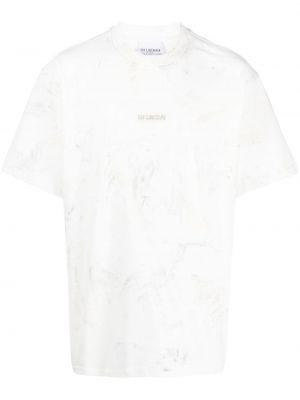 Distressed t-shirt mit print Han Kjøbenhavn weiß