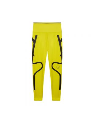 Legginsy Adidas By Stella Mccartney, żółty