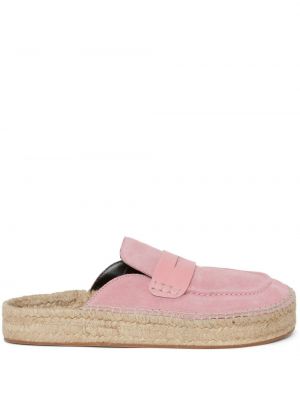 Seemisnahksed loafer-kingad Jw Anderson roosa