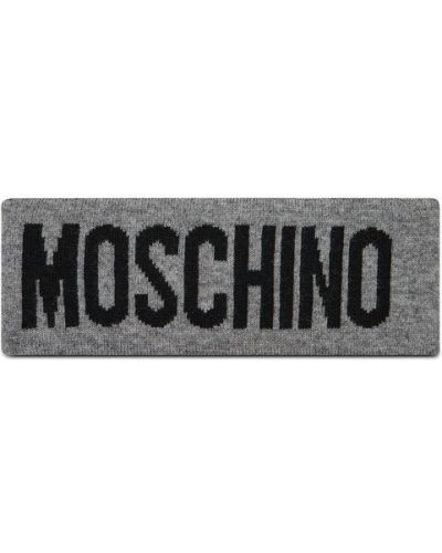 Kšiltovka Moschino šedá