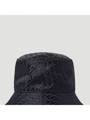 Gorro reversible de tejido jacquard Valentino negro