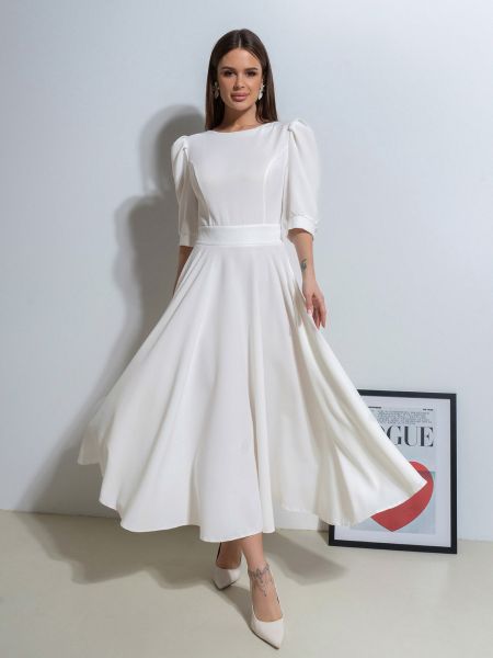 Белое длинное платье Issa Plus