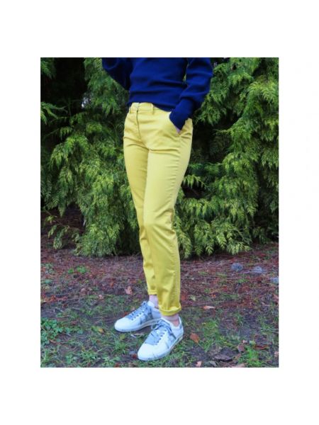 Pantalones chinos Mason's amarillo