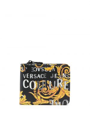 Portofel cu imagine Versace Jeans Couture negru