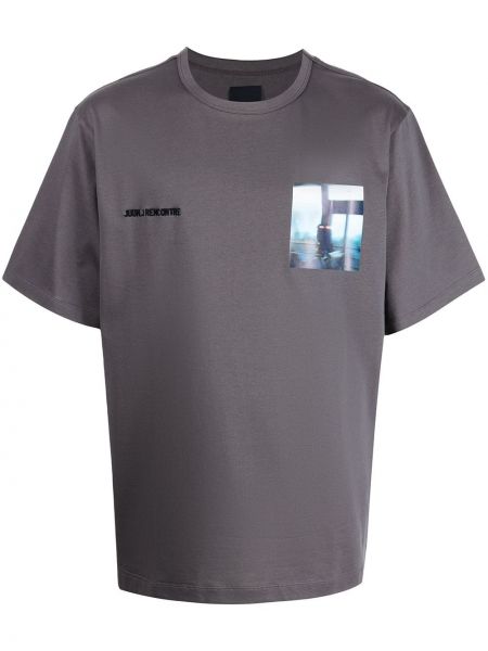 Camiseta con estampado Juun.j gris