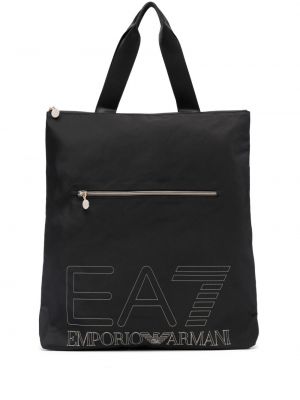 Шопинг чанта с принт Ea7 Emporio Armani