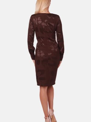Коктейльное платье Margo Collection коричневое