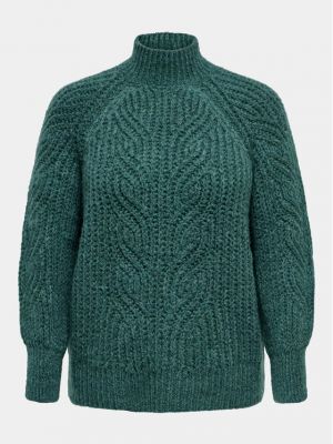 Sweter Only Carmakoma zielony