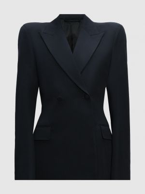 Чорний вовняний піджак Balenciaga