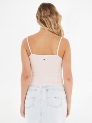 Tank top Tommy Jeans pink